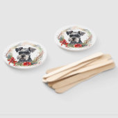 シュナウツァークリスマスリースフェスティバルカップ ハンドファン (組立なし)