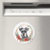 シュナウツァークリスマスリースフェスティバルカップ マグネット (インサイチュ (食洗機))