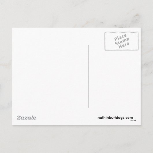 シュナウツァークリスマス シーズンポストカード (裏面)