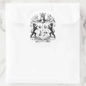 シュナウツァーコートオブアームズ ラウンドシール (バッグ)