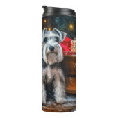 シュナウツァースリークリスマスデコール タンブラー (回転右)