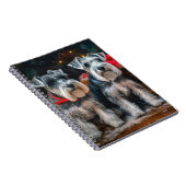 シュナウツァースリークリスマスデコール ノートブック (右側)