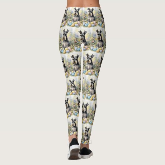 シュナウツァードウィズイースターエッグホリデー レギンス (裏面)