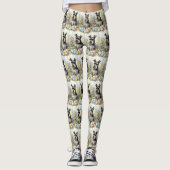 シュナウツァードウィズイースターエッグホリデー レギンス (正面)