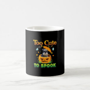 シュナウツァードグハロウィンカボチャを甘やかすには可愛すぎる コーヒーマグカップ