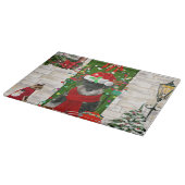 シュナウツァードッグクリスマス カッティングボード (角)