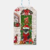 シュナウツァードッグクリスマス ギフトタグ (裏面)