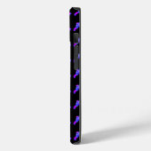 シュナウツァードッグピンクシルエットモノブラック Case-Mate iPhoneケース (裏面 / 左)