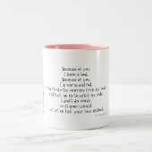 シュナウツァードッグマグ ツートーンマグカップ (中央)