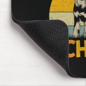 シュナウツァードッグレトロボーイズ女子100日目の学校 マウスパッド (コーナー)