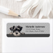 シュナウツァードッグ差出人住所ラベル ラベル (インサイチュ)