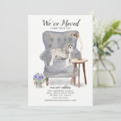 シュナウツァードッグ引っ越しました移動告知 案内状 (スタンド正面)