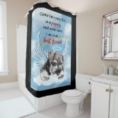 シュナウツァードッグ記念碑 シャワーカーテン (インサイチュ)