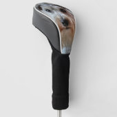 シュナウツァードッグ顔 ゴルフヘッドカバー (アングル)