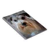 シュナウツァードッグ顔 ノートブック (右側)