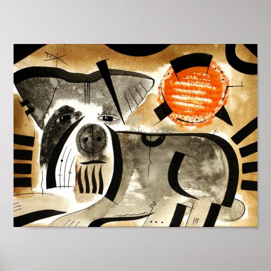 シュナウツァードッグdk_2005aug8e ポスター (正面)