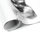 シュナウツァーハッピー顔 ラッピングペーパー (ロールコーナー)