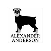 シュナウツァーパーソナライズラバースタンプ ラバースタンプ (インプリント)