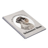 シュナウツァーママスパイラルノート ノートブック (右側)