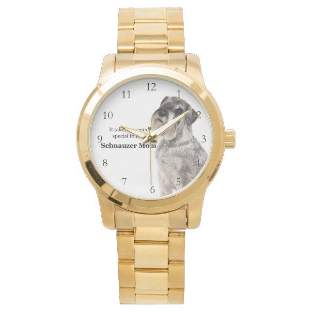 シュナウツァーママ時計 腕時計 (正面)
