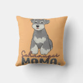 シュナウツァーママ クッション (裏面)