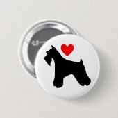 シュナウツァー愛ボタン 缶バッジ (正面&裏面)