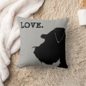 シュナウツァー愛枕 クッション (ブランケット)