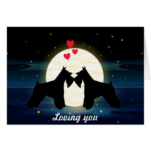 シュナウツァー愛 (正面横)