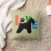 シュナウツァー愛 クッション (ブランケット)