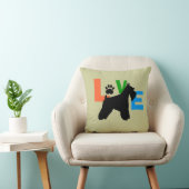 シュナウツァー愛 クッション (椅子)