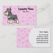 シュナウツァー愛 名刺 (正面/裏面)