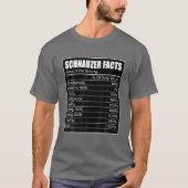 シュナウツァー所有者ドッグ愛好家シュナウツァーの事実 Tシャツ (正面)