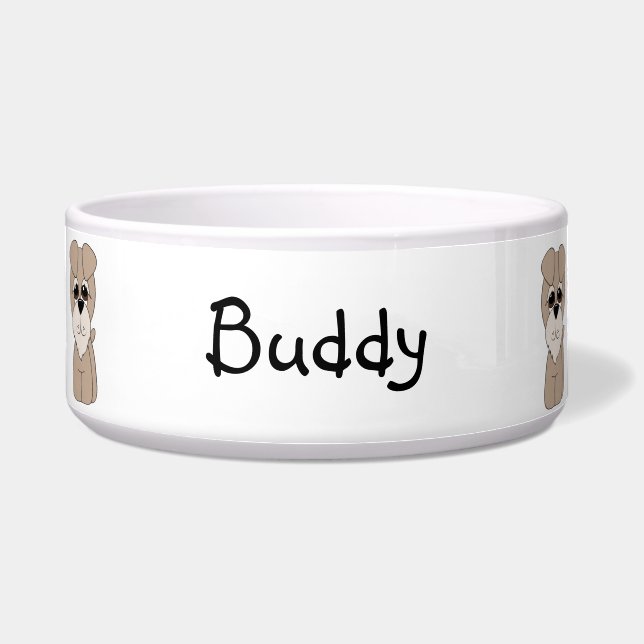 シュナウツァー犬ボール ボウル (正面)