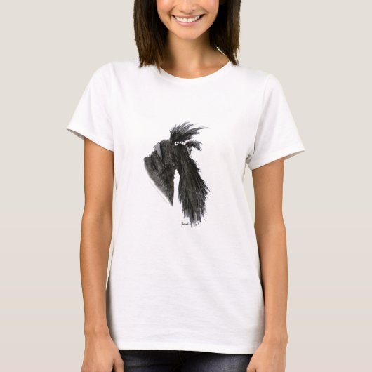 シュナウツァー犬、贅沢なfernandes tシャツ (正面)