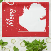 シュナウツァー キッチンタオル (折り畳み)