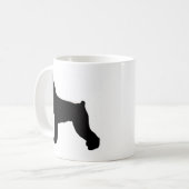 シュナウツァー コーヒーマグカップ (正面左)
