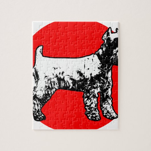 シュナウツァー ジグソーパズル (縦)