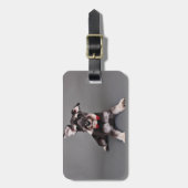 シュナウツァー-トムDooley ラゲッジタグ (正面縦)