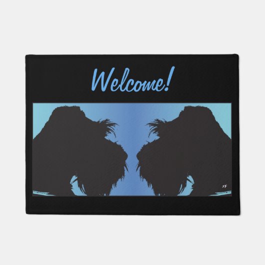 シュナウツァー ドアマット (正面)