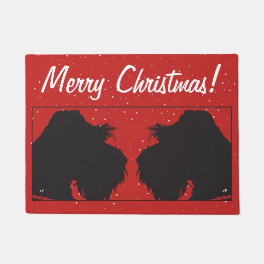 シュナウツァー ドアマット (正面)