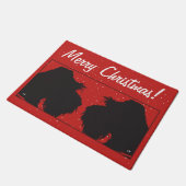 シュナウツァー ドアマット (アングル)