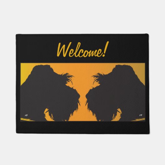 シュナウツァー ドアマット (正面)