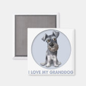 シュナウツァー マグネット (正面/裏面)