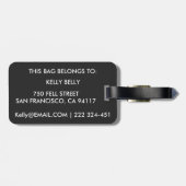 シュナウツァー ラゲッジタグ (裏面横)