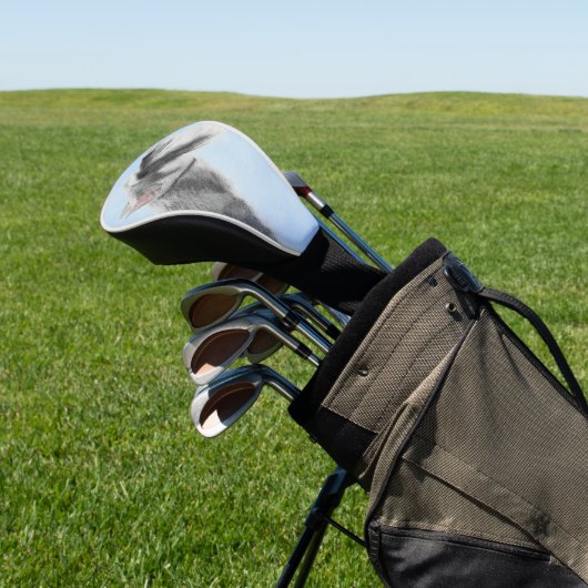 シュナウツァー(巨人、標準)の絵画-犬の芸術 ゴルフヘッドカバー (インサイチュ)