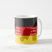 シュナウツァー"私は少しをドイツの"コーヒー・マグ知っています コーヒーマグカップ (正面右)