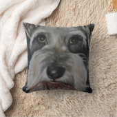 シュナウツァー-装飾用クッション クッション (ブランケット)