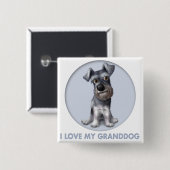 シュナウツァーGranddog 缶バッジ (正面&裏面)