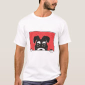 シュナザー犬 Tシャツ (正面)