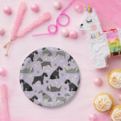 シュナツァーポーズアンドボーンズ紙プレート ペーパープレート (パーティー)